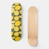Skateboard Papier peint citron jaune Motif été (Recto)