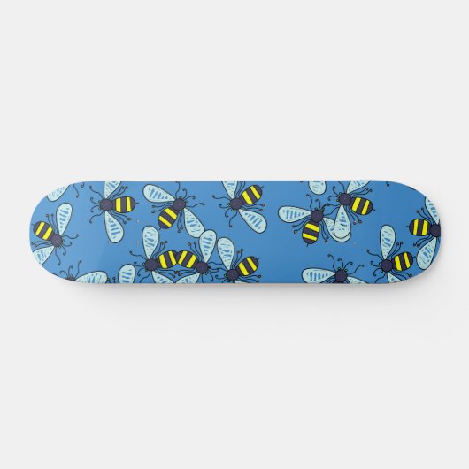 Skateboard Papier peint d'abeille (Horz)