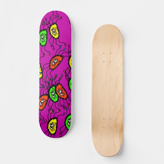 Skateboard Papier peint d'araignée (Recto)