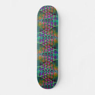 Skateboard Papier peint Dotée Orderly Chaos coloré + votre id