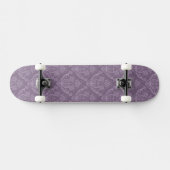 Skateboard Papier peint floral pourpre (Horz)
