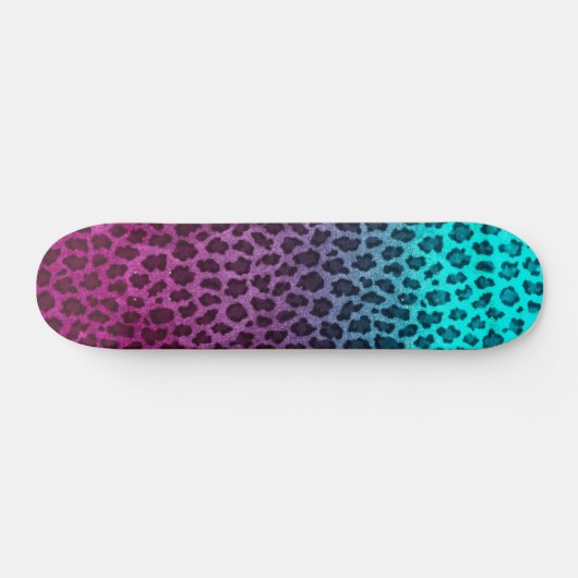 Skateboard Papier vert pourpre rose (Horz)