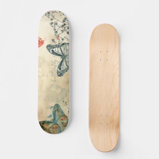 Skateboard Papillon (Recto)