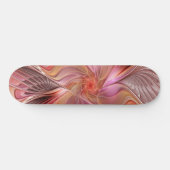 Skateboard Papillon Abstrait coloré Imaginaire Fractal Art (Horz)