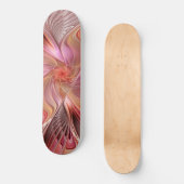 Skateboard Papillon Abstrait coloré Imaginaire Fractal Art (Recto)