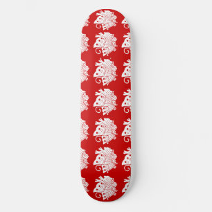 Skateboard Papillon asiatique Japonais Conception Kamon