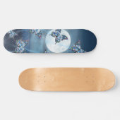 Skateboard Papillon au Clair de Lune (Horz)
