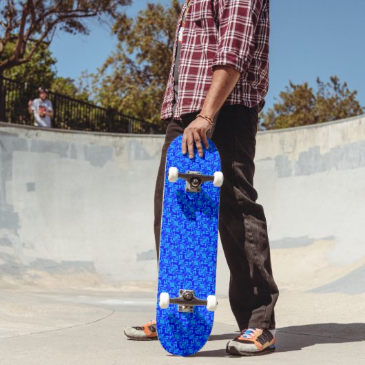 Skateboard Papillon bleu par Kenneth Yoncich (Extérieur 2)