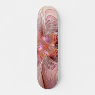 Skateboard Papillon de fantaisie coloré abstrait Art fractal