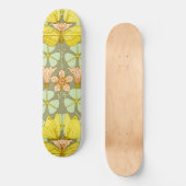 Skateboard Papillon Floral Art Nouveau (Recto)