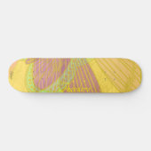 Skateboard Papillon Or Chic jaune orange (Horz)