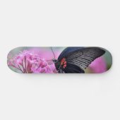 Skateboard Papillon sur fleur (Horz)