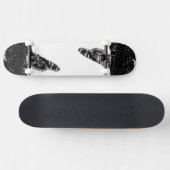 Skateboard papillon timide blacq (Horz)