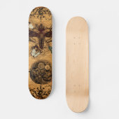 Skateboard Papillon victorien grunge de Steampunk (Recto)