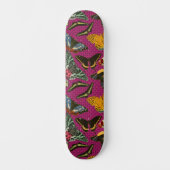 Skateboard Papillon Vintage pourpre (Recto)