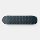 Skateboard Papillons antiques sur bleu foncé (Horz)