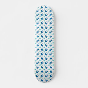 Skateboard Papillons assez bleus