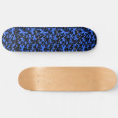 Skateboard Papillons bleus (Horz)