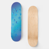 Skateboard Papillons bleus en Patinage Lune (Recto)