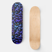 Skateboard Papillons de Nuit Bleus (Recto)