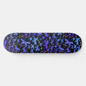 Skateboard Papillons de Nuit Bleus (Horz)