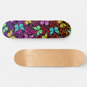 Skateboard Papillons en mousse arc-en-ciel (Horz)