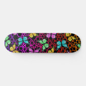 Skateboard Papillons en mousse arc-en-ciel (Horz)