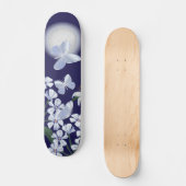 Skateboard Papillons Lune (Recto)