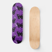 Skateboard Papillons Paillettes Violettes Voler Insectes Anim (Recto)