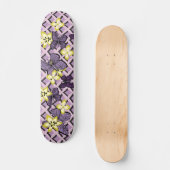 Skateboard Papillons pourpres (Recto)