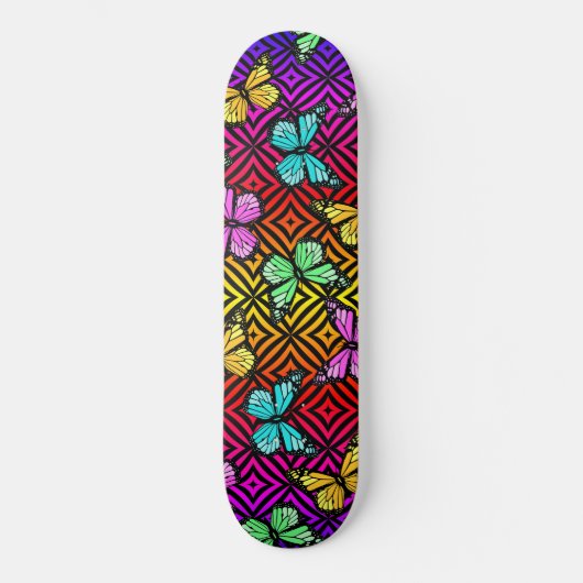 Skateboard Papillons Rainbow ED (Recto)