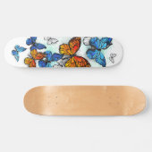 Skateboard Papillons volants Morpho et Monarch (Horz)