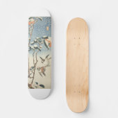 Skateboard Par de Golondrinas Volando durante el Invierno (Recto)