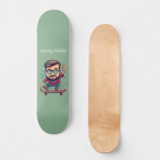 Skateboard par Monty Nolder (Recto)