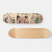 Skateboard Parade de Yoshiwara à l'automne Chōbunsai Eishi ar (Horz)