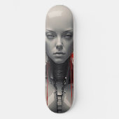 Skateboard Paranoïaque Android Girl Futuristic (Recto)