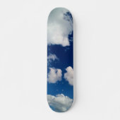 Skateboard Parcelles douces de nuages (Devant)