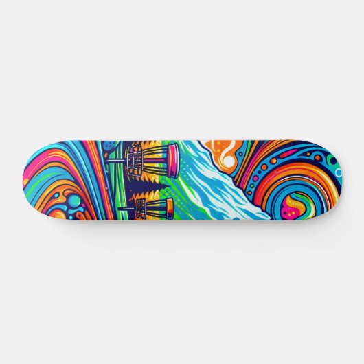 Skateboard Parcours de golf Psychedelic Disk (Horz)