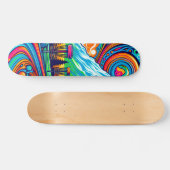 Skateboard Parcours de golf Psychedelic Disk (Horz)
