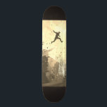 Skateboard Parkour Urban Free Runling Freestyling Art Moderne<br><div class="desc">L'impression de parkour d'un artiste coloré se pratique dans une ruelle urbaine.</div>