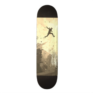 Skateboard Parkour Urban Free Runling Freestyling Art Moderne