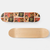 Skateboard Parodie d'écureuil de l'espace extra-atmosphérique (Horz)