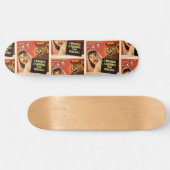 Skateboard Parodie d'écureuil de l'espace extra-atmosphérique (Horz)