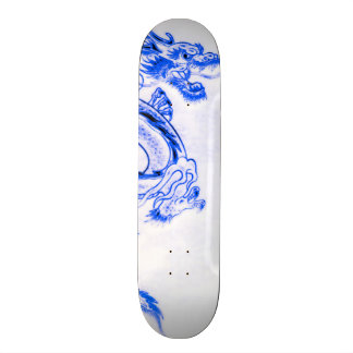 Skateboard Partie bleue de dragon de Zircon