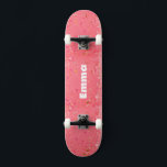 Skateboard Parties scintillant à étincelles colorées avec nom<br><div class="desc">Colorful Sparkle parties scintillant avec nom pour skateboard ado idéal pour toute occasion,  fête ou anniversaire,  et grand cadeau pour les ados!</div>