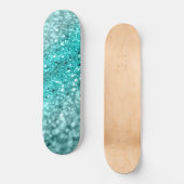 Skateboard Parties scintillant Aqua Ocean Bokeh #1 (Parties s (Recto)