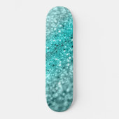 Skateboard Parties scintillant Aqua Ocean Bokeh #1 (Parties s (Recto)