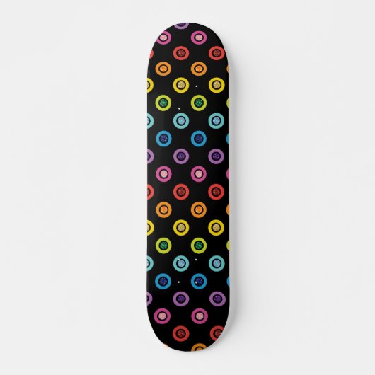 Skateboard Parties scintillant arc-en-ciel moderne point Shim (Devant)