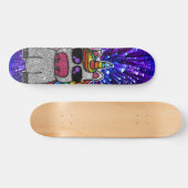 Skateboard Parties scintillant arc-en-ciel Unicorn étincelant (Horz)