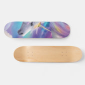 Skateboard Parties scintillant arc-en-ciel Unicorn Imaginaire (Horz)